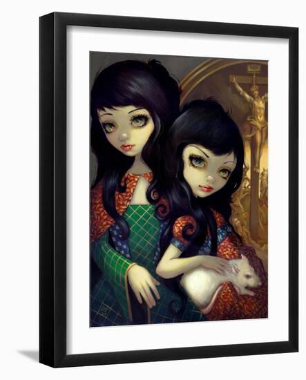 I Vampiri: La Sorelle-Jasmine Becket-Griffith-Framed Art Print