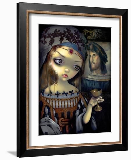 I Vampiri: Lucrezia Borgia-Jasmine Becket-Griffith-Framed Art Print