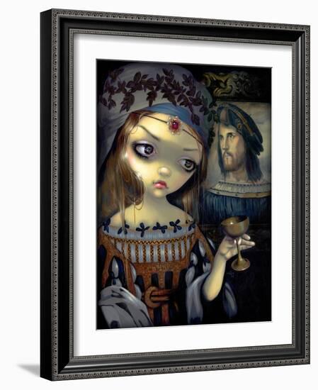 I Vampiri: Lucrezia Borgia-Jasmine Becket-Griffith-Framed Art Print