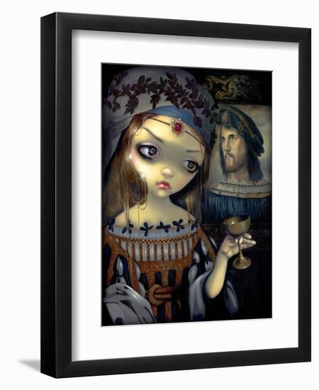 I Vampiri: Lucrezia Borgia-Jasmine Becket-Griffith-Framed Art Print