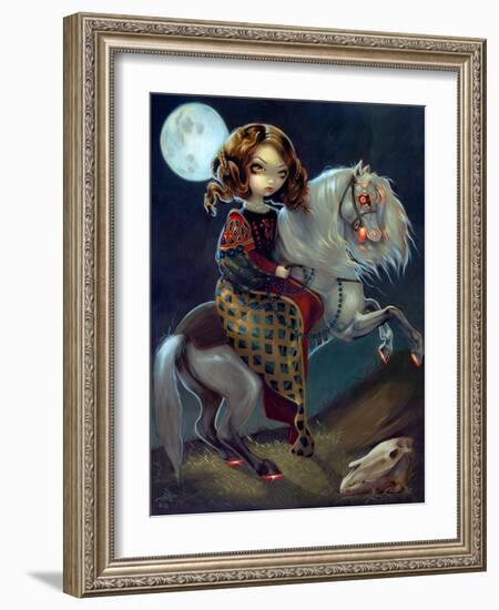 I Vampiri: Notte a Cavalla-Jasmine Becket-Griffith-Framed Art Print