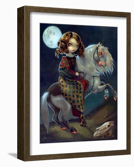 I Vampiri: Notte a Cavalla-Jasmine Becket-Griffith-Framed Art Print