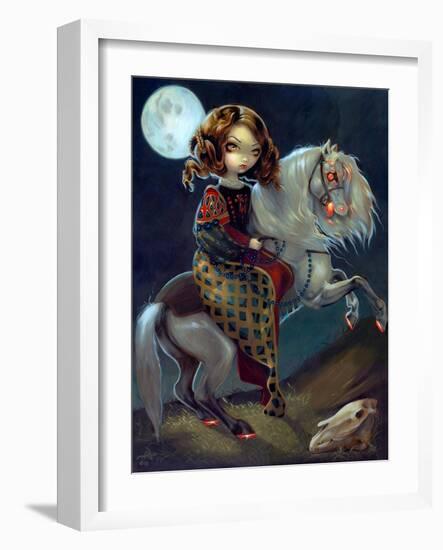 I Vampiri: Notte a Cavalla-Jasmine Becket-Griffith-Framed Art Print