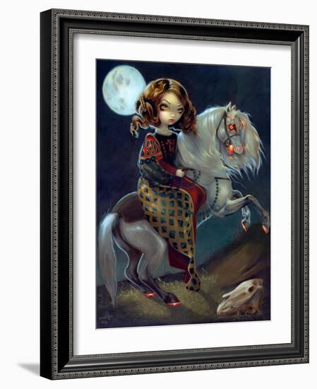 I Vampiri: Notte a Cavalla-Jasmine Becket-Griffith-Framed Art Print