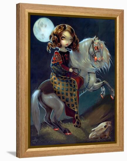 I Vampiri: Notte a Cavalla-Jasmine Becket-Griffith-Framed Stretched Canvas