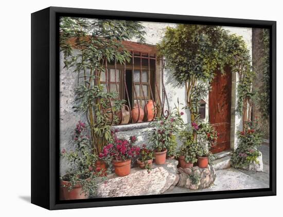 I Vasi Dietro La Grata-Guido Borelli-Framed Premier Image Canvas