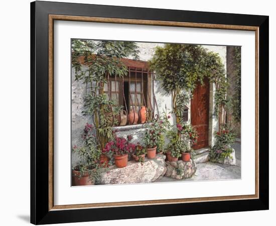 I Vasi Dietro La Grata-Guido Borelli-Framed Giclee Print