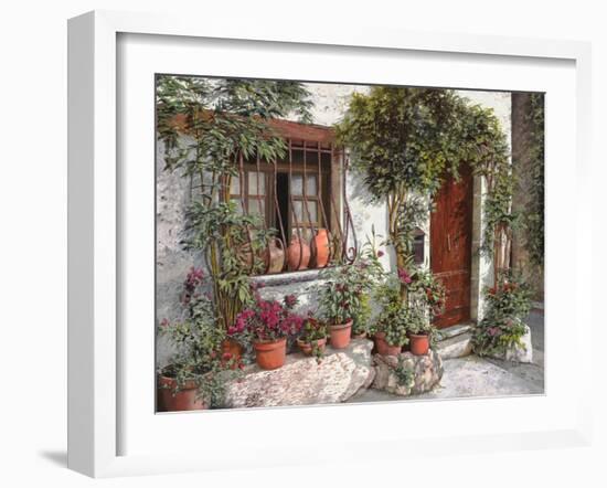 I Vasi Dietro La Grata-Guido Borelli-Framed Giclee Print