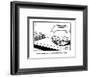 "I've already made arrangements to be flushed down the toilet." - New Yorker Cartoon-Bruce Eric Kaplan-Framed Premium Giclee Print