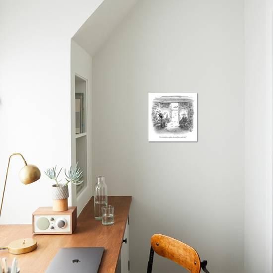 I Ve Decided To Replace The Sod Floor With Tile New Yorker Cartoon Premium Giclee Print By Frank Cotham Art Com
