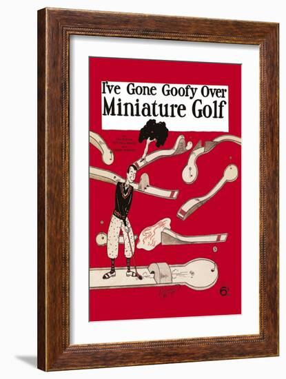 I've Gone Goofy over Minature Golf-null-Framed Art Print