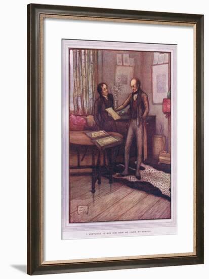 I Ventured to Ask Him How He Liked My Beauty-Sybil Tawse-Framed Giclee Print