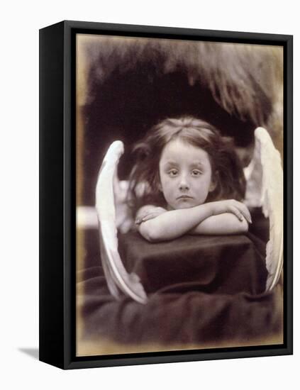 I Wait (Rachel Gurney as an Angel), 1872-Julia Margaret Cameron-Framed Premier Image Canvas