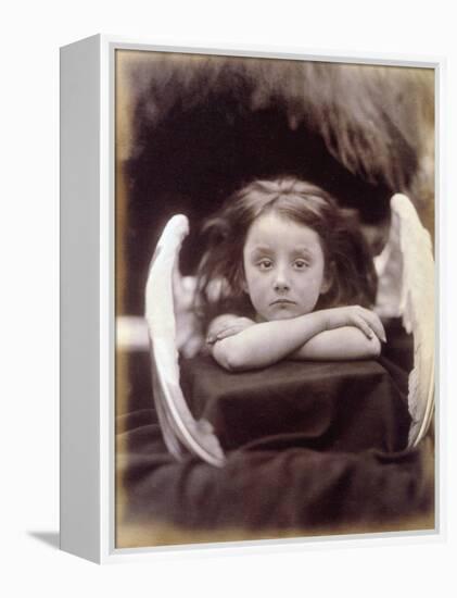 I Wait (Rachel Gurney as an Angel), 1872-Julia Margaret Cameron-Framed Premier Image Canvas