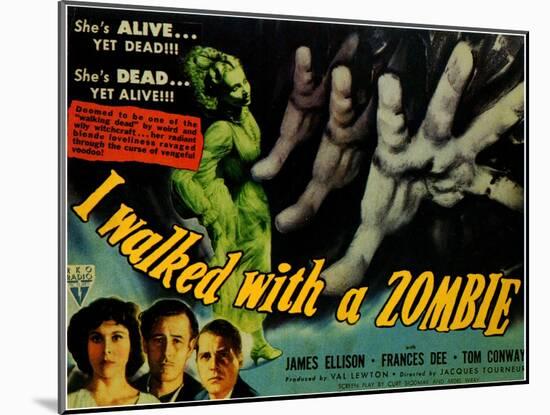 I Walked With a Zombie, 1943-null-Mounted Art Print