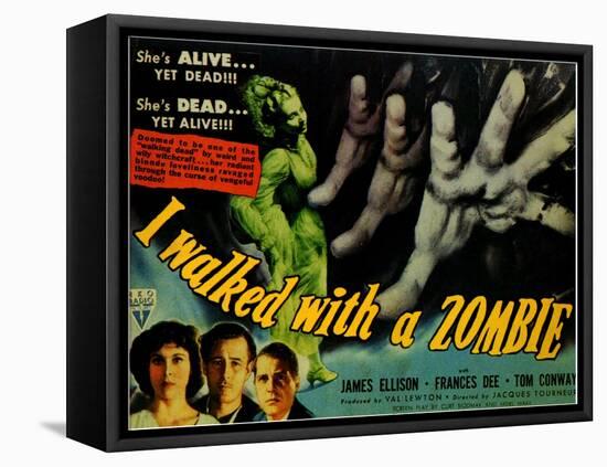 I Walked With a Zombie, 1943-null-Framed Stretched Canvas