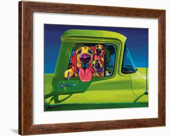 I Wanna Go-Ron Burns-Framed Art Print