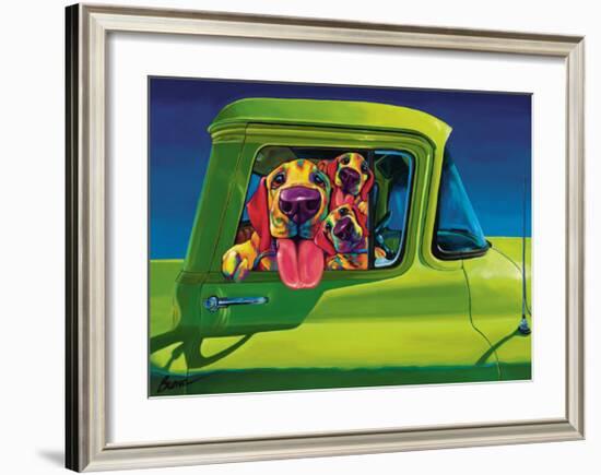 I Wanna Go-Ron Burns-Framed Art Print