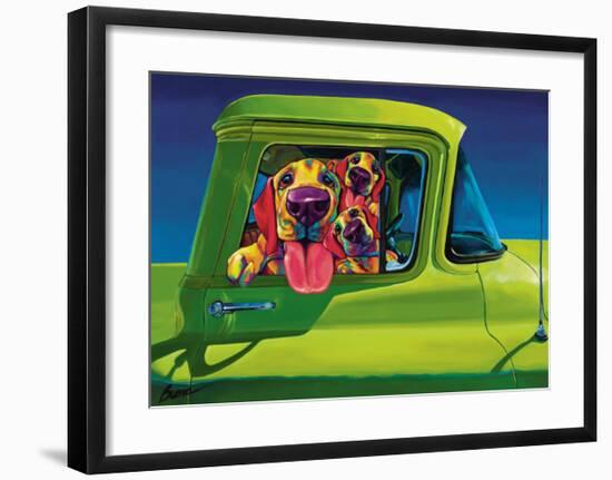 I Wanna Go-Ron Burns-Framed Art Print