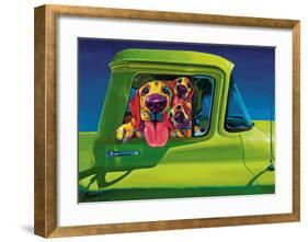 I Wanna Go-Ron Burns-Framed Art Print