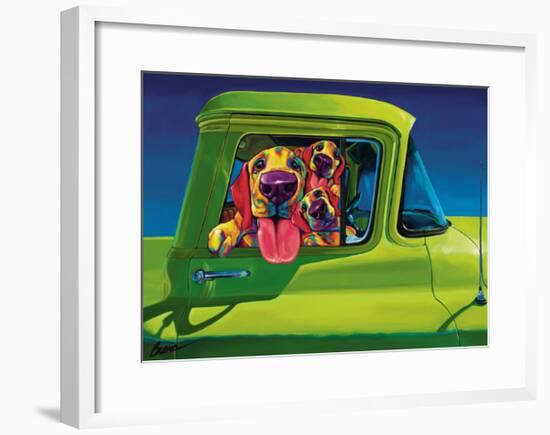 I Wanna Go-Ron Burns-Framed Art Print