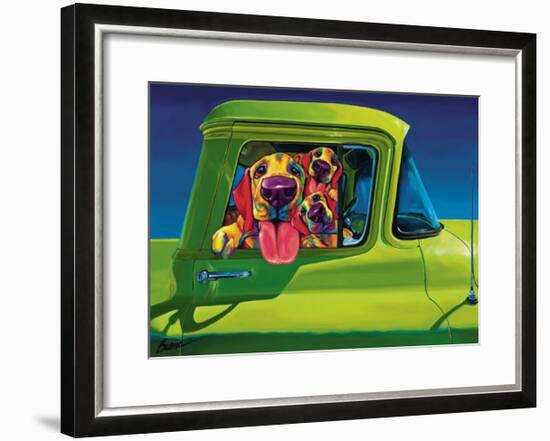 I Wanna Go-Ron Burns-Framed Art Print