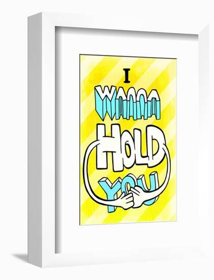 I Wanna Hold You - Tommy Human Cartoon Print-Tommy Human-Framed Giclee Print