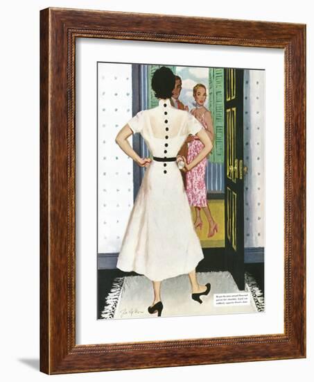 I Want A Divorce! - Saturday Evening Post "Leading Ladies", September 9, 1950 pg.24-Joe deMers-Framed Giclee Print