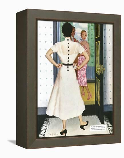 I Want A Divorce! - Saturday Evening Post "Leading Ladies", September 9, 1950 pg.24-Joe deMers-Framed Premier Image Canvas