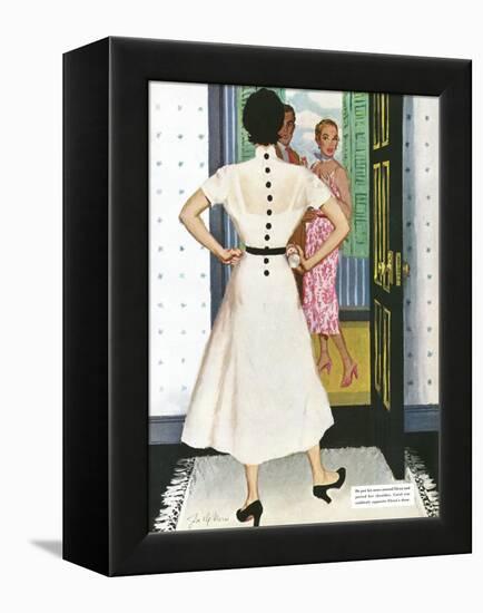 I Want A Divorce! - Saturday Evening Post "Leading Ladies", September 9, 1950 pg.24-Joe deMers-Framed Premier Image Canvas