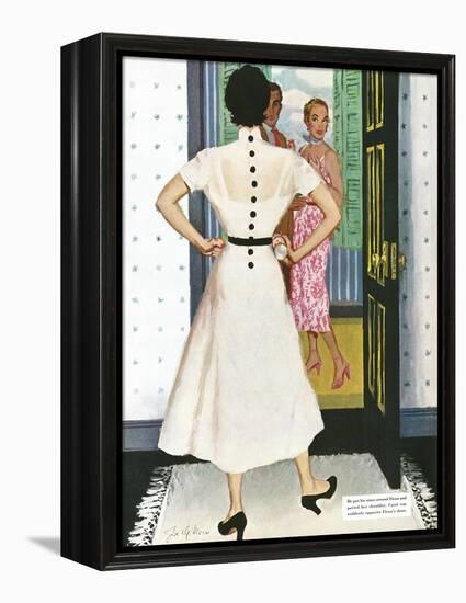 I Want A Divorce! - Saturday Evening Post "Leading Ladies", September 9, 1950 pg.24-Joe deMers-Framed Premier Image Canvas