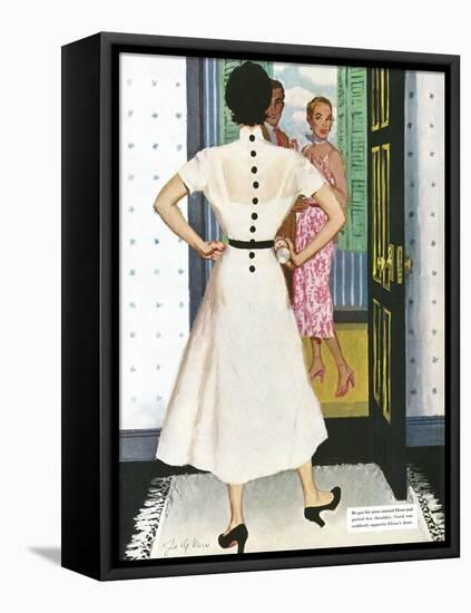 I Want A Divorce! - Saturday Evening Post "Leading Ladies", September 9, 1950 pg.24-Joe deMers-Framed Premier Image Canvas