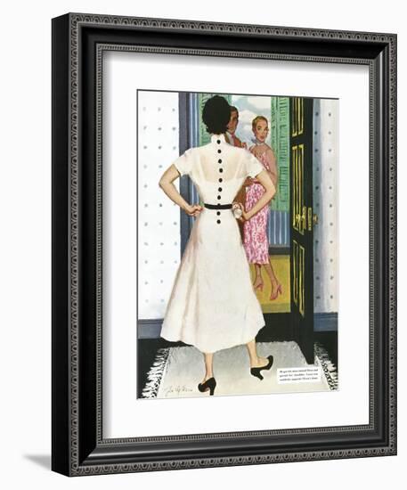 I Want A Divorce! - Saturday Evening Post "Leading Ladies", September 9, 1950 pg.24-Joe deMers-Framed Giclee Print