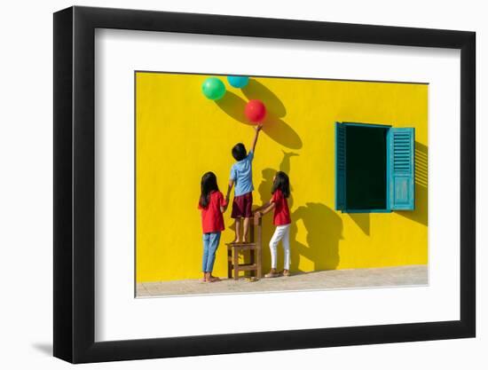 I want those balloons!-Anges van der-Framed Photographic Print