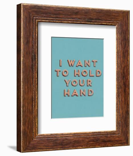 I Want to Hold Your Hand-null-Framed Giclee Print