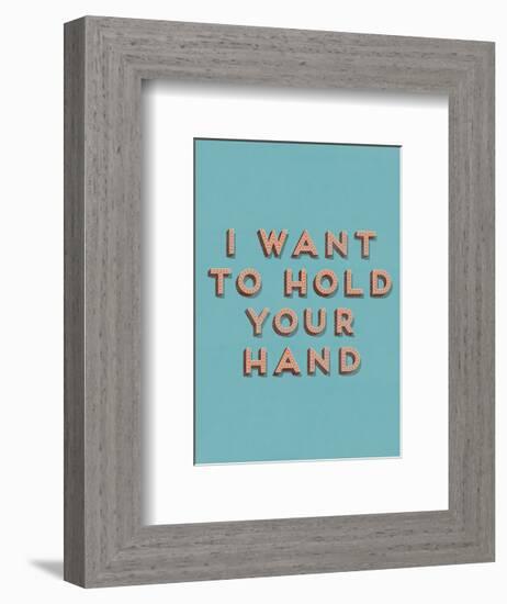 I Want to Hold Your Hand-null-Framed Giclee Print