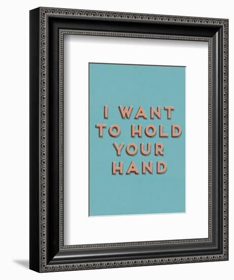 I Want to Hold Your Hand-null-Framed Giclee Print