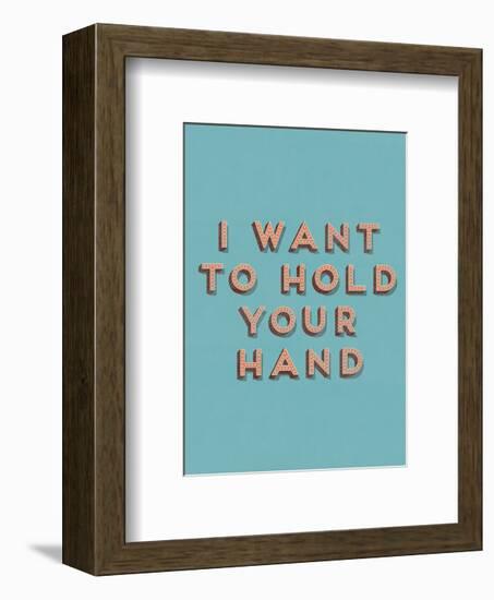 I Want to Hold Your Hand-null-Framed Giclee Print