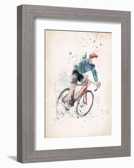 I Want to Ride My Bicycle-Balazs Solti-Framed Art Print