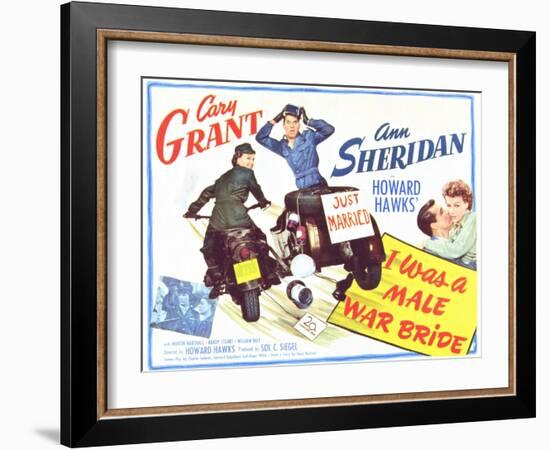 I Was a Male War Bride, 1949-null-Framed Art Print