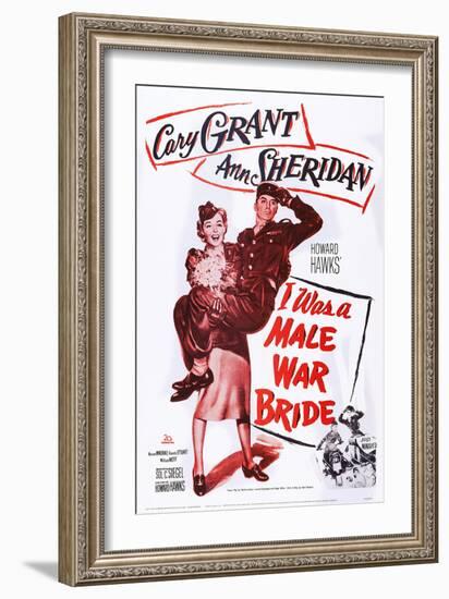 I Was a Male War Bride-null-Framed Art Print