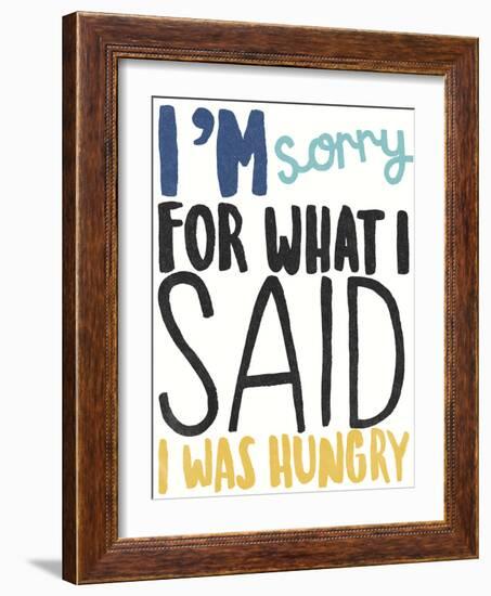 I Was Hungry-Kristine Hegre-Framed Giclee Print