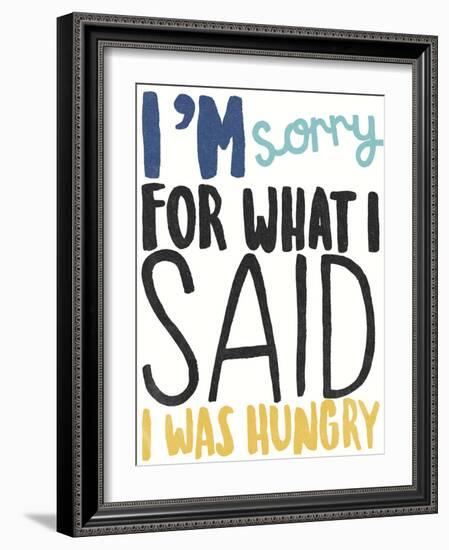 I Was Hungry-Kristine Hegre-Framed Giclee Print