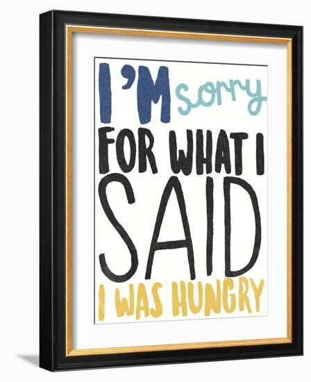 I Was Hungry-Kristine Hegre-Framed Giclee Print