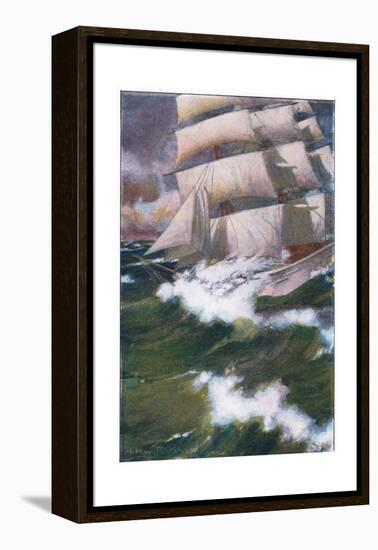I Washed the Ship Fore and Aft-Arthur Rackham-Framed Premier Image Canvas