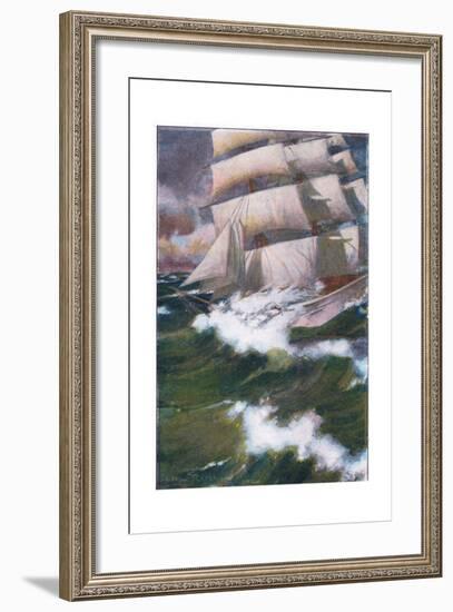 I Washed the Ship Fore and Aft-Arthur Rackham-Framed Giclee Print