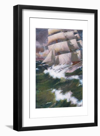 I Washed the Ship Fore and Aft-Arthur Rackham-Framed Giclee Print