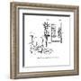 "I went by the pet store this morning, just for a peek." - New Yorker Cartoon-George Booth-Framed Premium Giclee Print