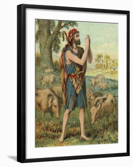 "I Will Arise and Go to My Father"-null-Framed Giclee Print