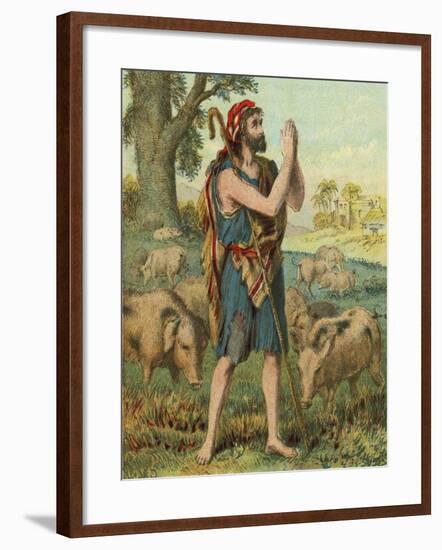 "I Will Arise and Go to My Father"-null-Framed Giclee Print